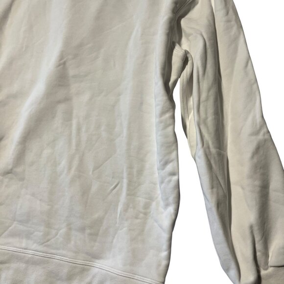 Lululemon Perfectly Oversized Cropped Crewneck Sweatshirt Casual White Women's 2 - Picture 2 of 8